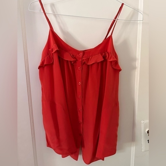 Rebecca Taylor 100% silk ruffle detail camisole, great, preloved condition - Picture 1 of 7